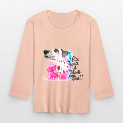 Boa´s Langarmshirt Splash Life is not just black and white - Kristallrosa