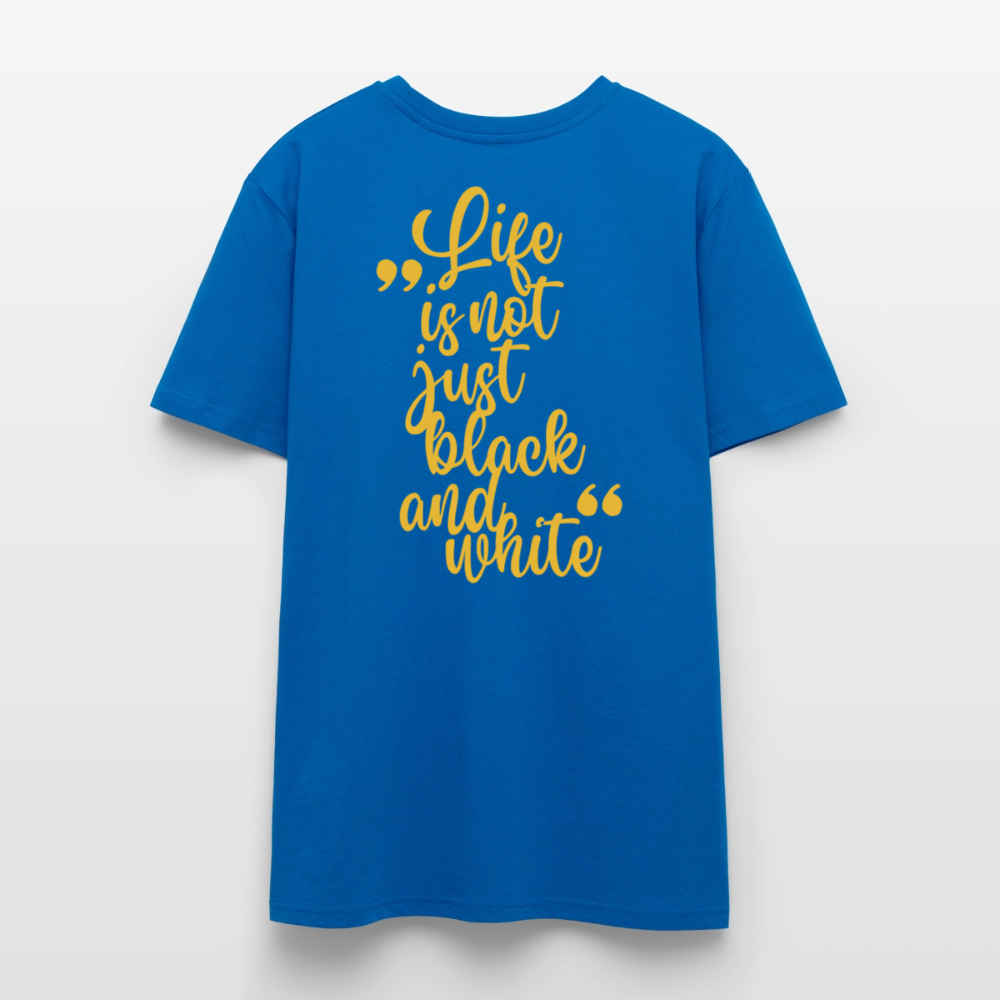 LiNBW. Unisex T-Shirt Premium Crew Yellow Edition Life is not just black and white - LiNBW.