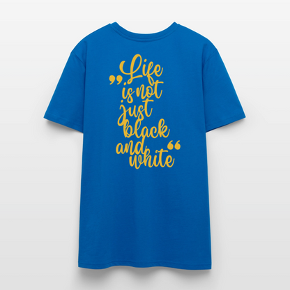 LiNBW. Unisex T-Shirt Premium Crew Yellow Edition Life is not just black and white - LiNBW.