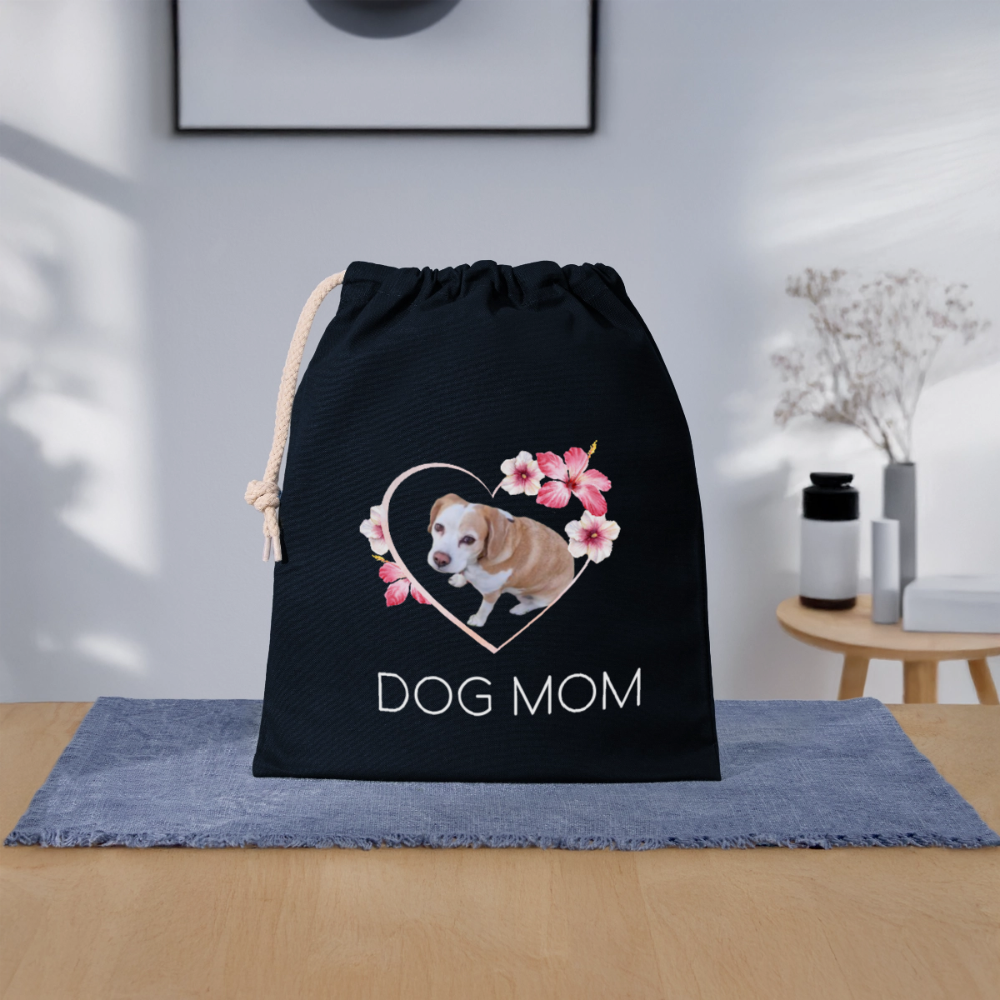 Luna´s Baumwollbeutel DOG MOM - Navy