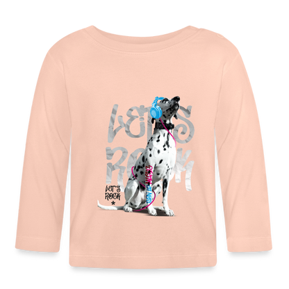 Boa´s Langarmshirt Let´s Rock - Kristallrosa