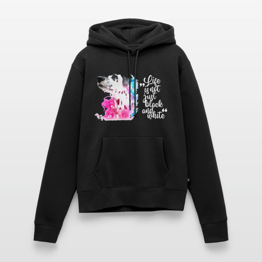 Boa's Hoodie Splash Life is not just black and white Edition White - LiNBW.