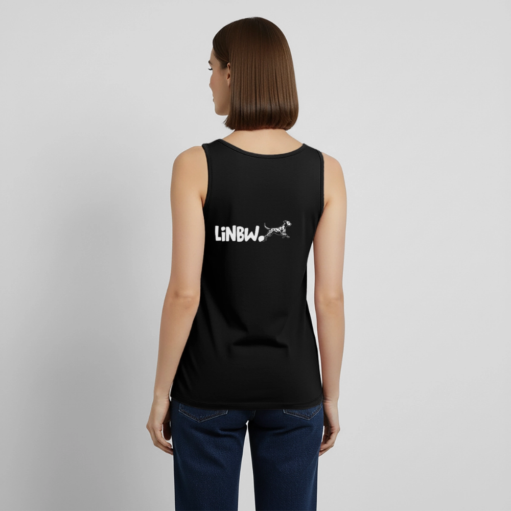 Life is not just black and white Tank Top Premium LiNBW. White Edition - Schwarz