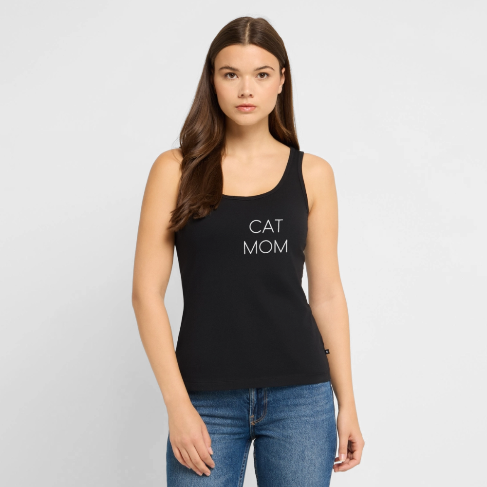 Pedro´s Tank Top Premium Stolzes Personal einer Katze CAT MOM Black Edition - Schwarz