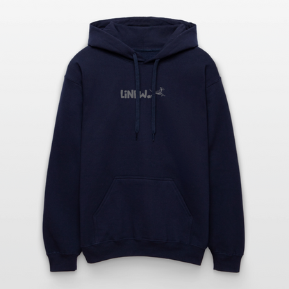 LiNBW. Crew Hoodie Grey Edition Life is not just black and white - Navy