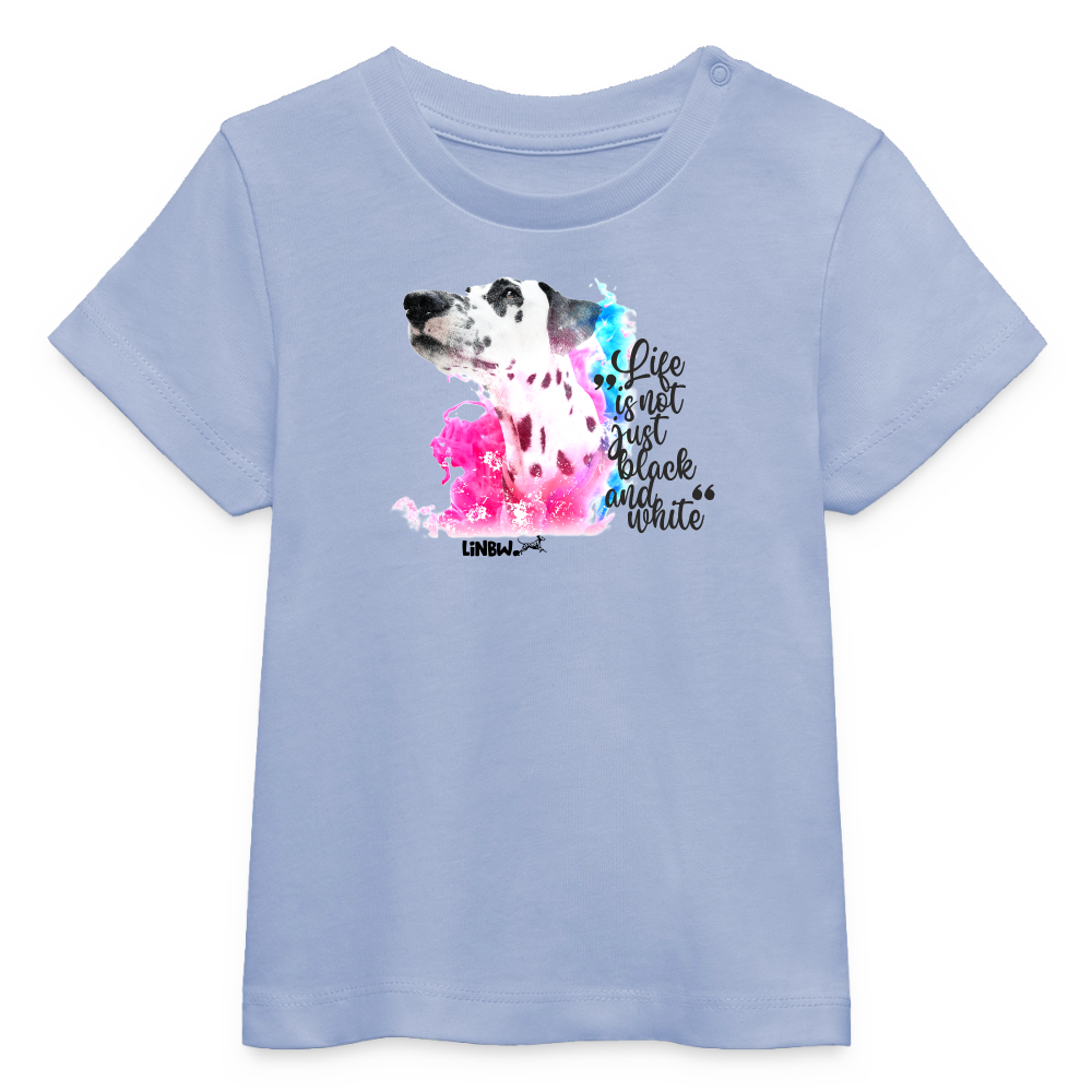 Boa's T-Shirt Splash Life is not just black and white Edition Black - Sky