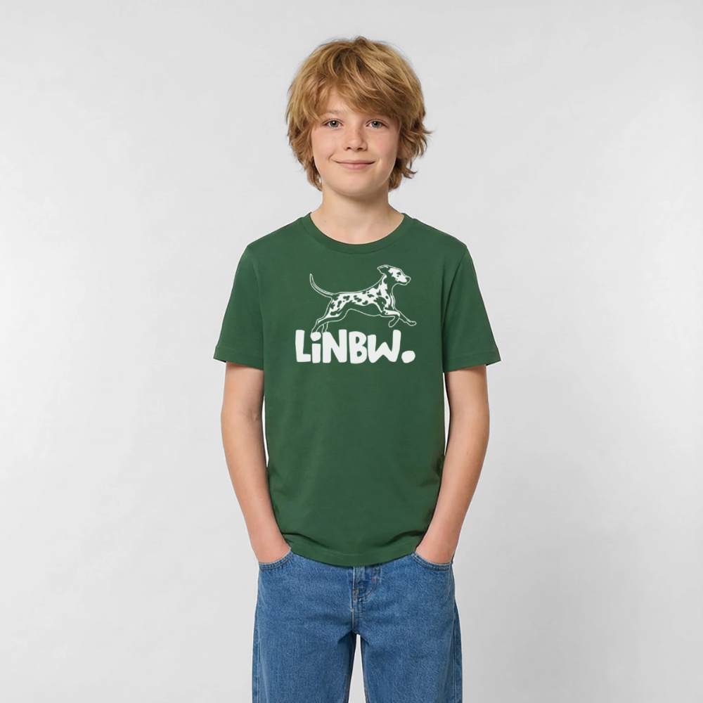 LiNBW. T-Shirt White Edition - Flaschengrün