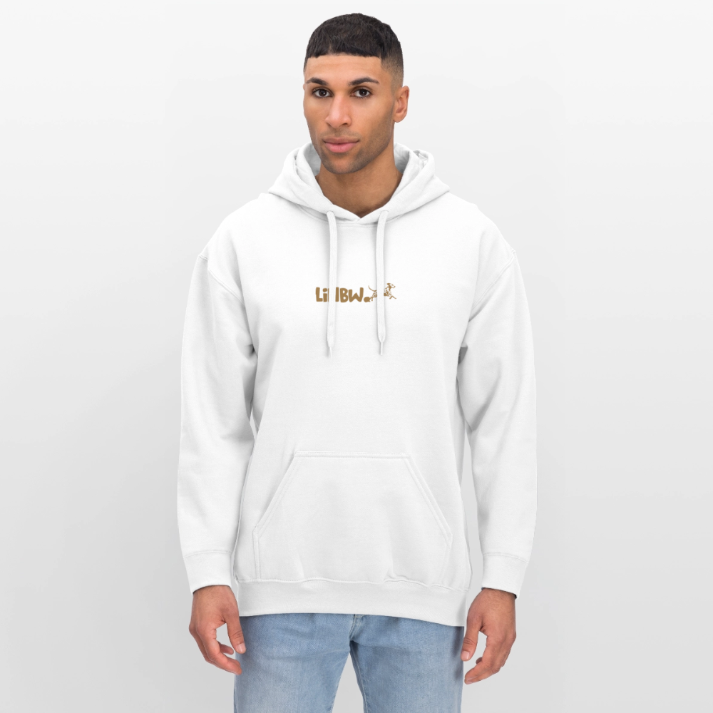 LiNBW. Crew Hoodie Brown Edition Life is not just black and white - Weiß
