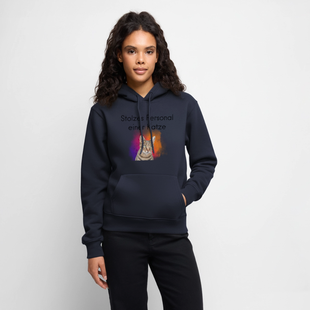 Pedro's Hoodie Stolzes Personal einer Katze Black Edition - Navy
