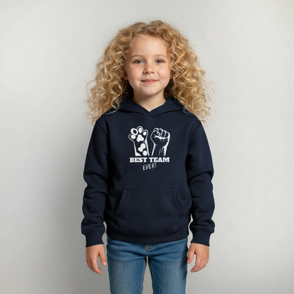 Best Team Ever  Hoodie White Edition - Navy