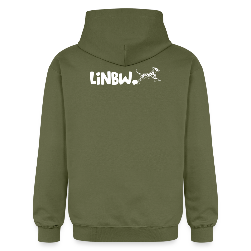 Life is not just black and white Hoodie White Edition - Militärgrün