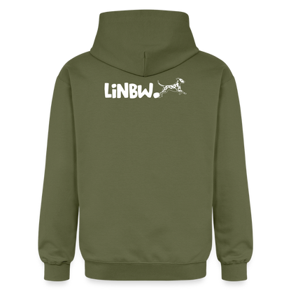 Life is not just black and white Hoodie White Edition - Militärgrün