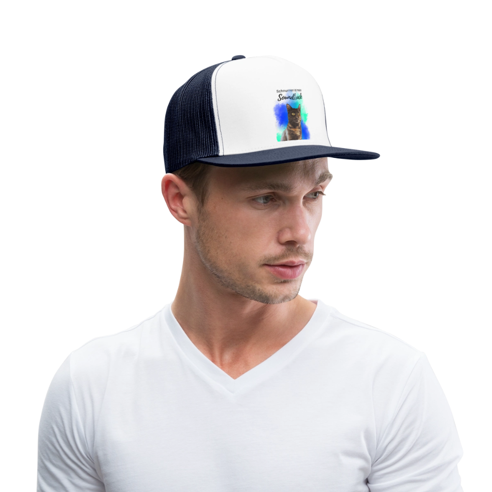 Nala´s Trucker Cap Schnurren ist mein Soundtrack Black Edition - LiNBW.