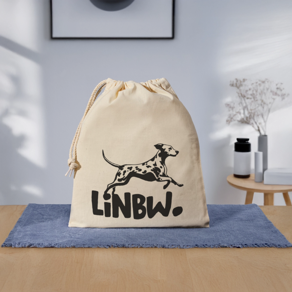 LiNBW. Baumwollbeutel Black Edition - Natur