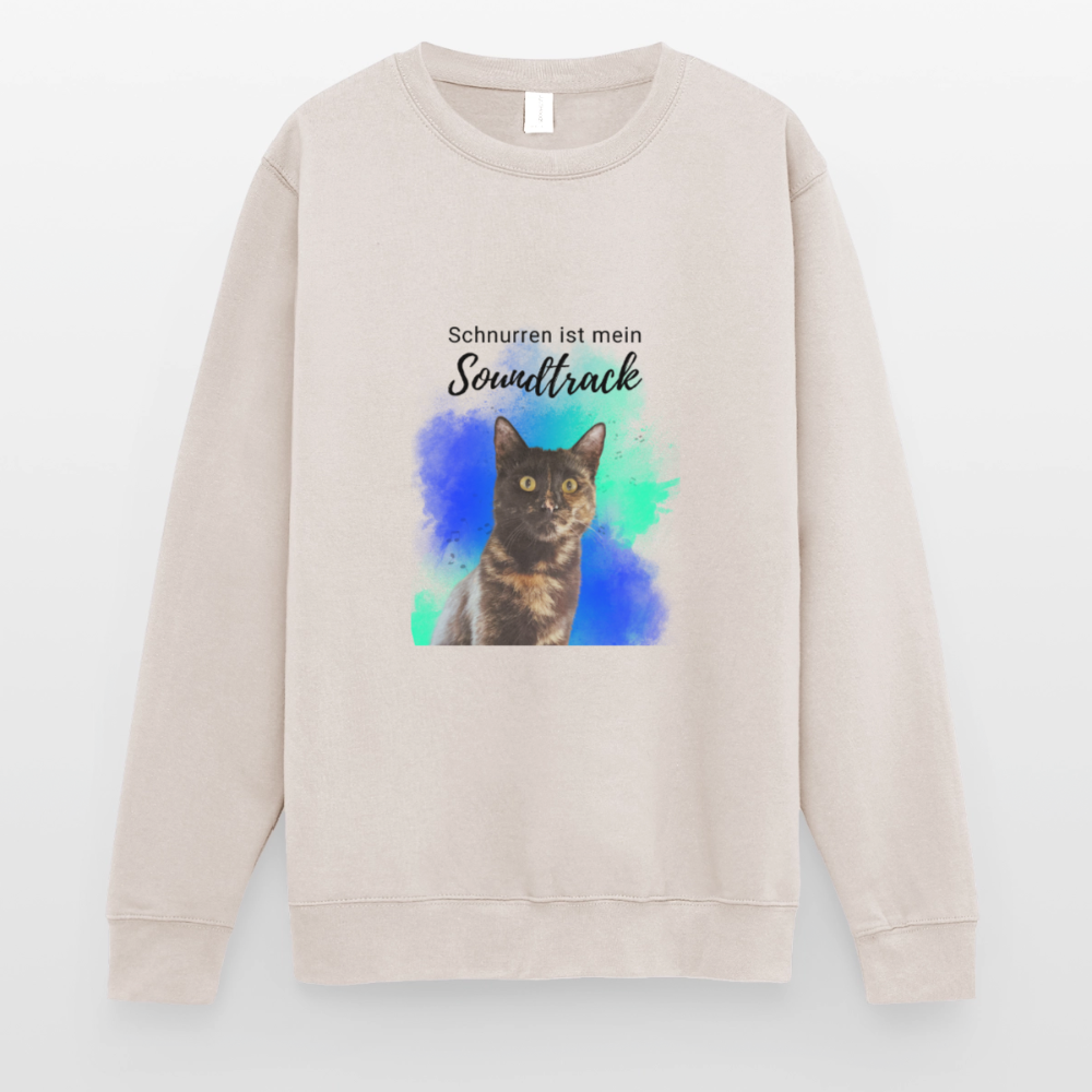 Nala's Classic Pullover Schnurren ist mein Soundtrack Black Edition - Sand