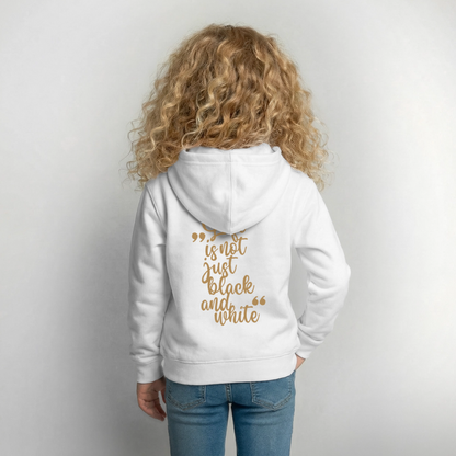 LiNBW. Crew Hoodie Life is not just black and white Edition Brown - LiNBW.