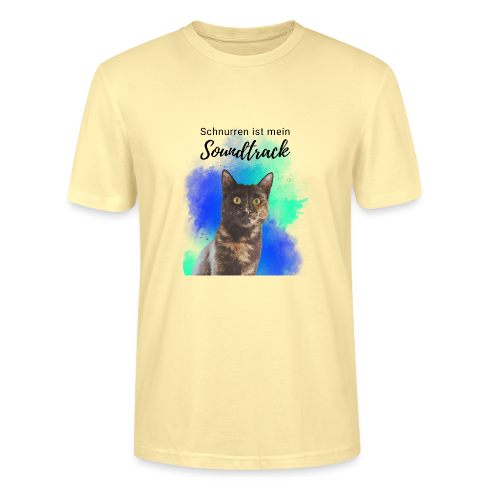 Nala's Unisex T-Shirt Premium Schnurren ist mein Soundtrack Black Edition - Creme