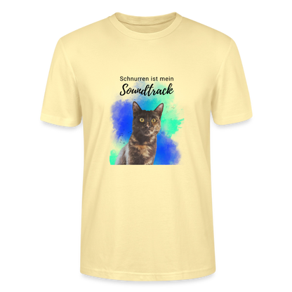 Nala's Unisex T-Shirt Premium Schnurren ist mein Soundtrack Black Edition - Creme