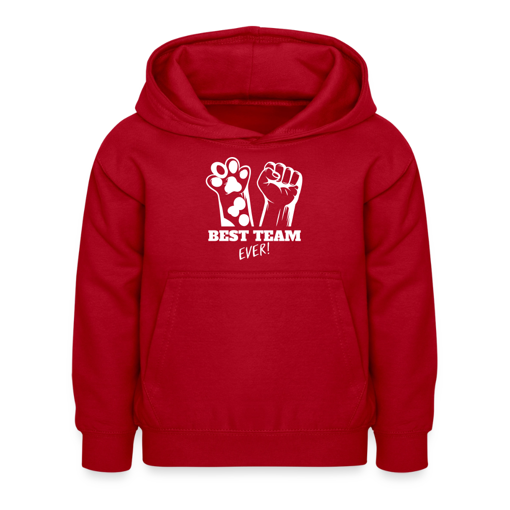 Best Team Ever  Hoodie White Edition - Rot