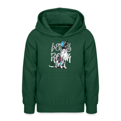 Teenager Hoodie - Flaschengrün