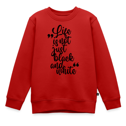 Life is not just black and white Pullover Black Edition - LiNBW.