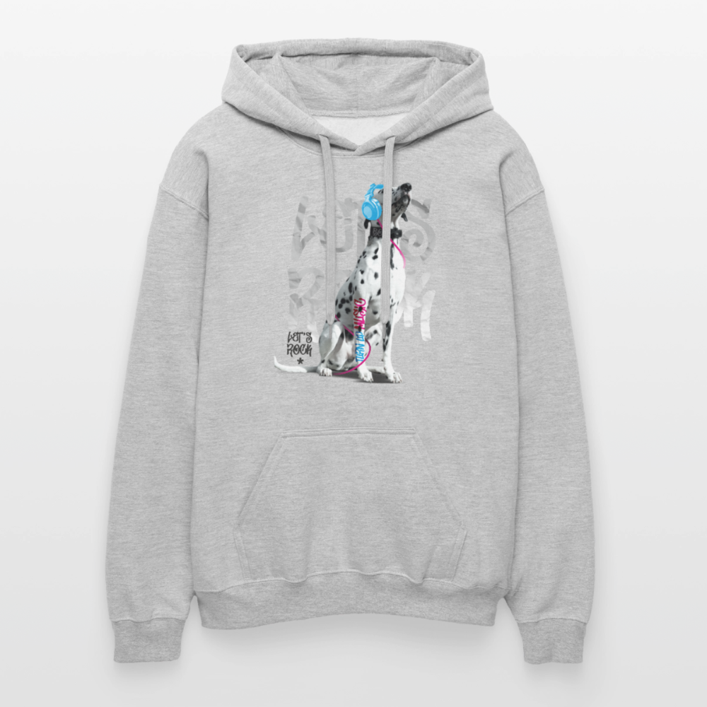 Boa's Hoodie Let's Rock - Hellgrau meliert