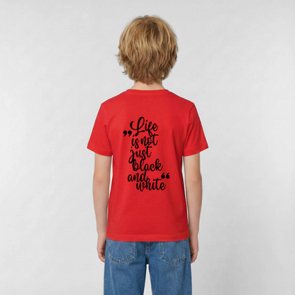 LiNBW. Crew T-Shirt Black Edition Life is not just black and white - LiNBW.