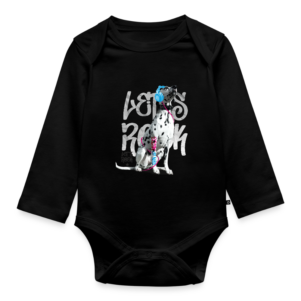 Boa´s Langarm-Body Let´s Rock - Schwarz