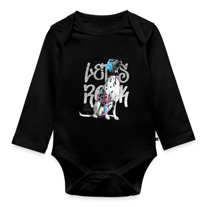 Boa´s Langarm-Body Let´s Rock - Schwarz