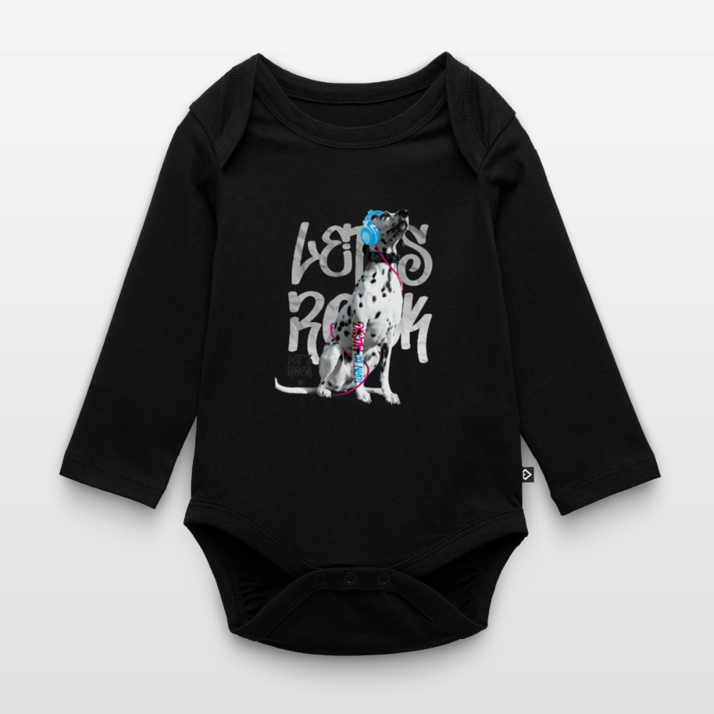 Boa´s Langarm-Body Let´s Rock - Schwarz