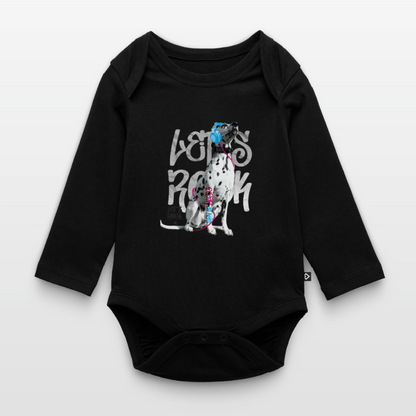 Boa´s Langarm-Body Let´s Rock - Schwarz