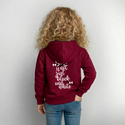 LiNBW. Crew Hoodie Life is not just black and white Edition White - LiNBW.