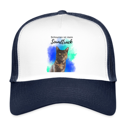 Nala´s Trucker Cap Schnurren ist mein Soundtrack Black Edition - LiNBW.