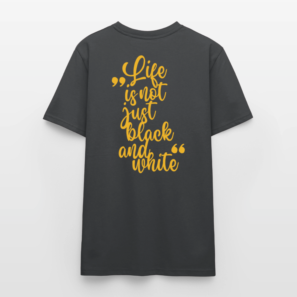 LiNBW. Unisex T-Shirt Premium Crew Yellow Edition Life is not just black and white - LiNBW.