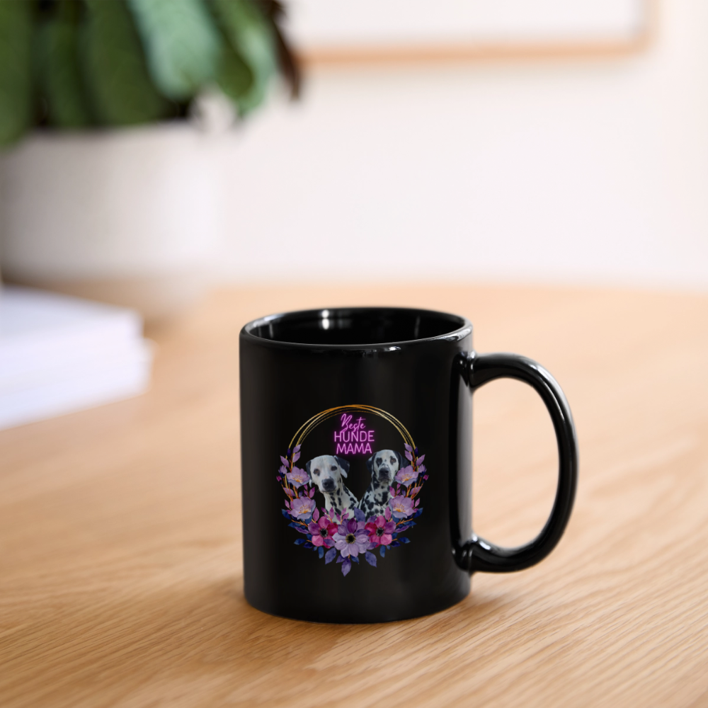 Cayman´s und Dexter´s Keramiktasse Beste Hundemama Black Edition - Schwarz