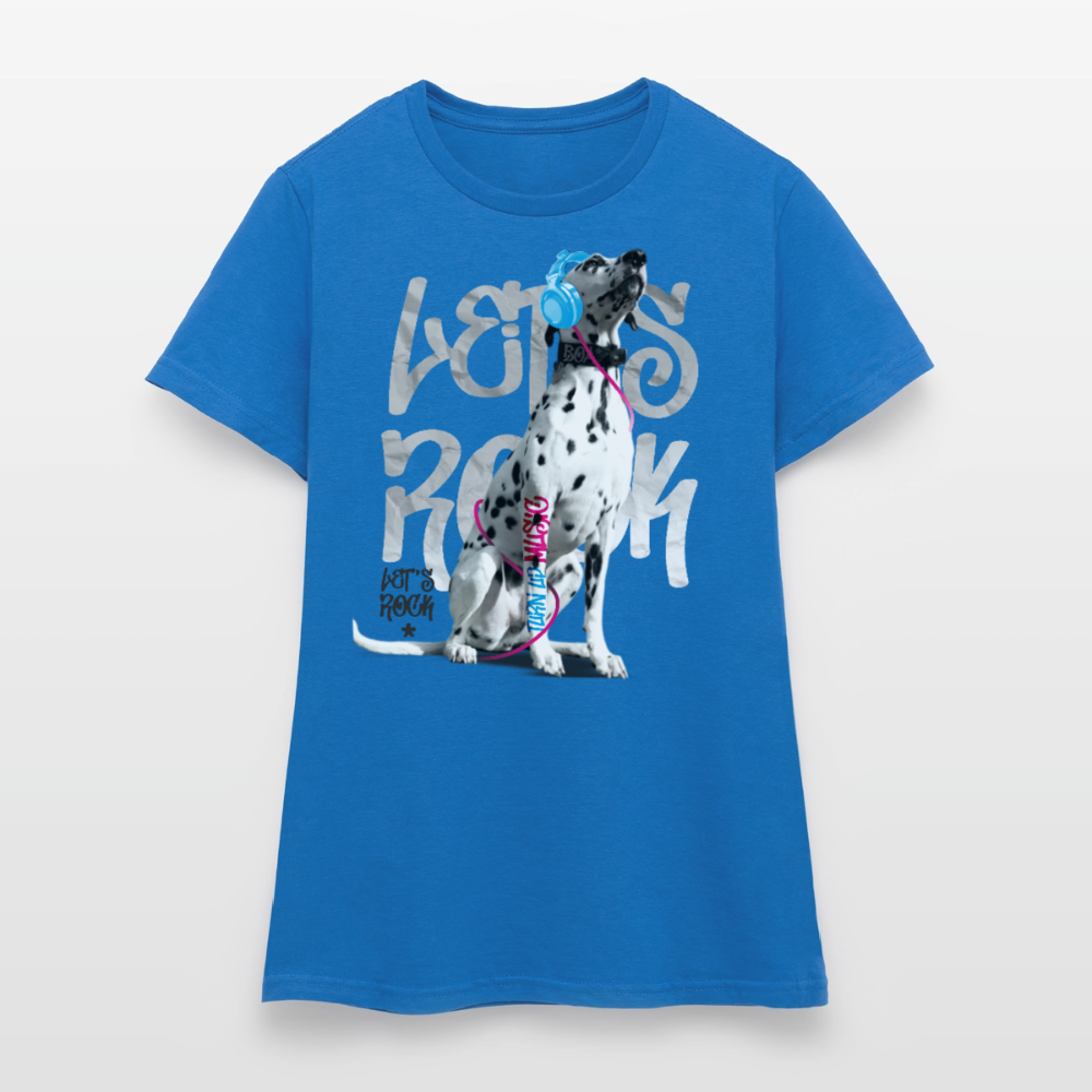 Boa's T-Shirt Let's Rock - Royalblau