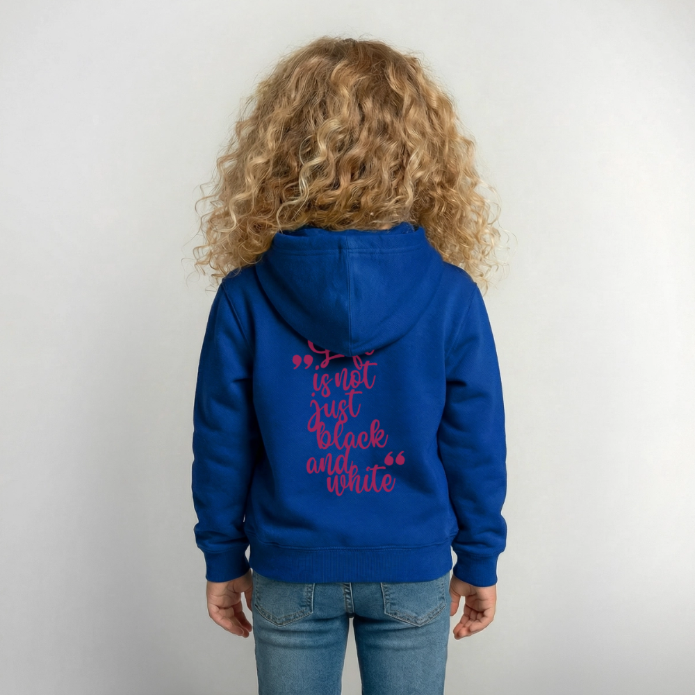 LiNBW. Crew Hoodie Life is not just black and white Edition Pink - LiNBW.