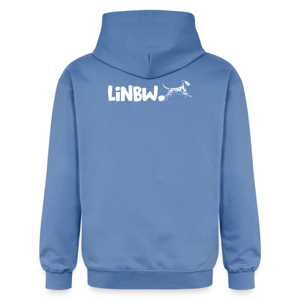 Life is not just black and white Hoodie White Edition - Carolina Blue