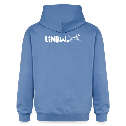 Life is not just black and white Hoodie White Edition - Carolina Blue