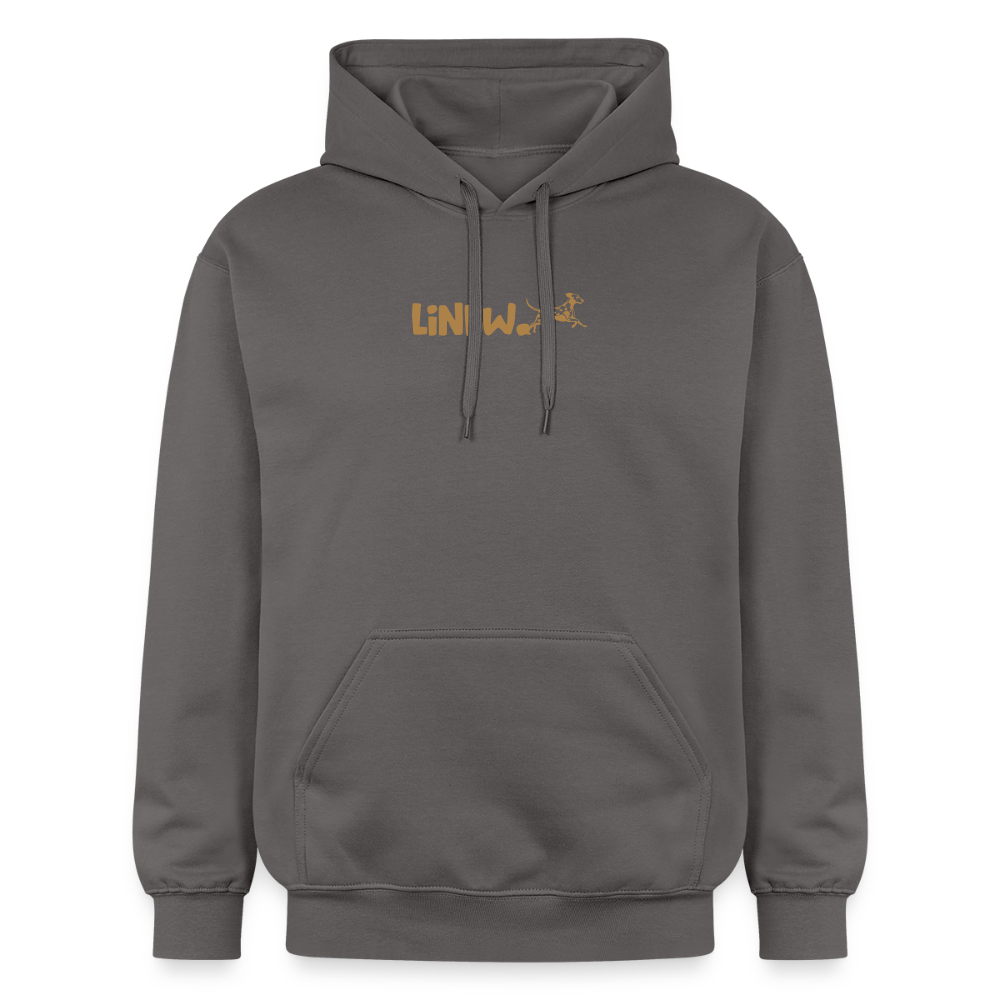 LiNBW. Crew Hoodie Brown Edition Life is not just black and white - Dunkelgrau