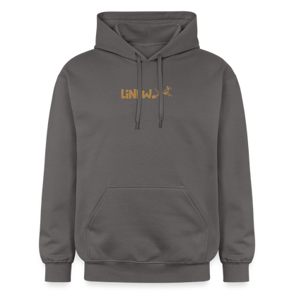 LiNBW. Crew Hoodie Brown Edition Life is not just black and white - Dunkelgrau