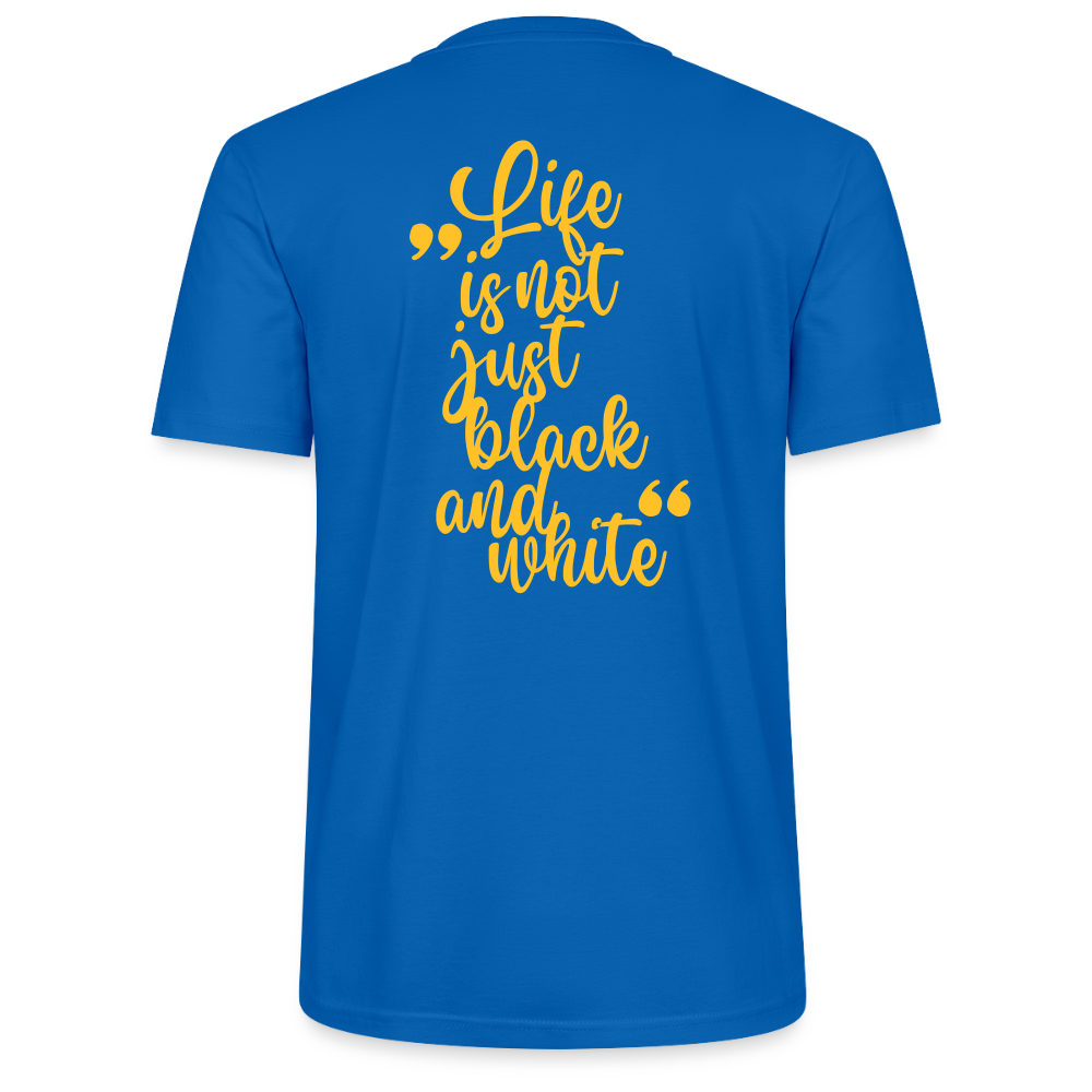 LiNBW. Unisex T-Shirt Premium Crew Yellow Edition Life is not just black and white - LiNBW.