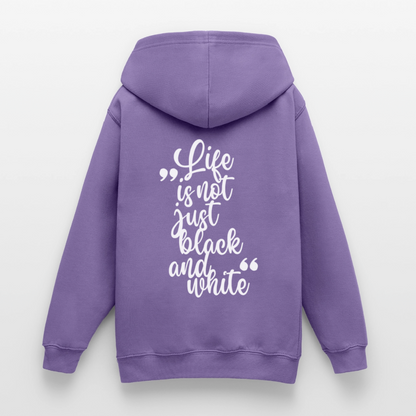 LiNBW. Crew Hoodie Life is not just black and white Edition White - LiNBW.