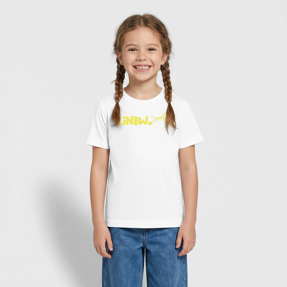 LiNBW. Crew T-Shirt Yellow Edition Life is not just black and white - Weiß