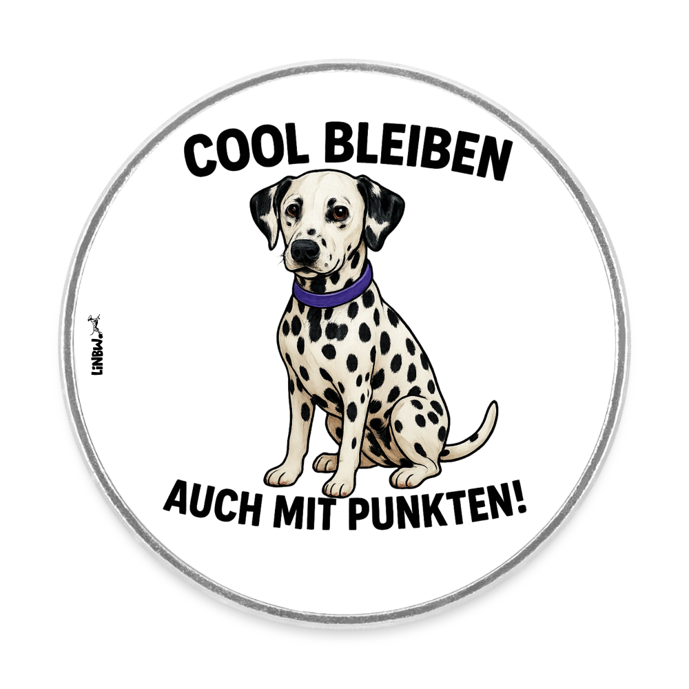Davina's Magnet Cool bleiben auch mit Punkten - Weiß