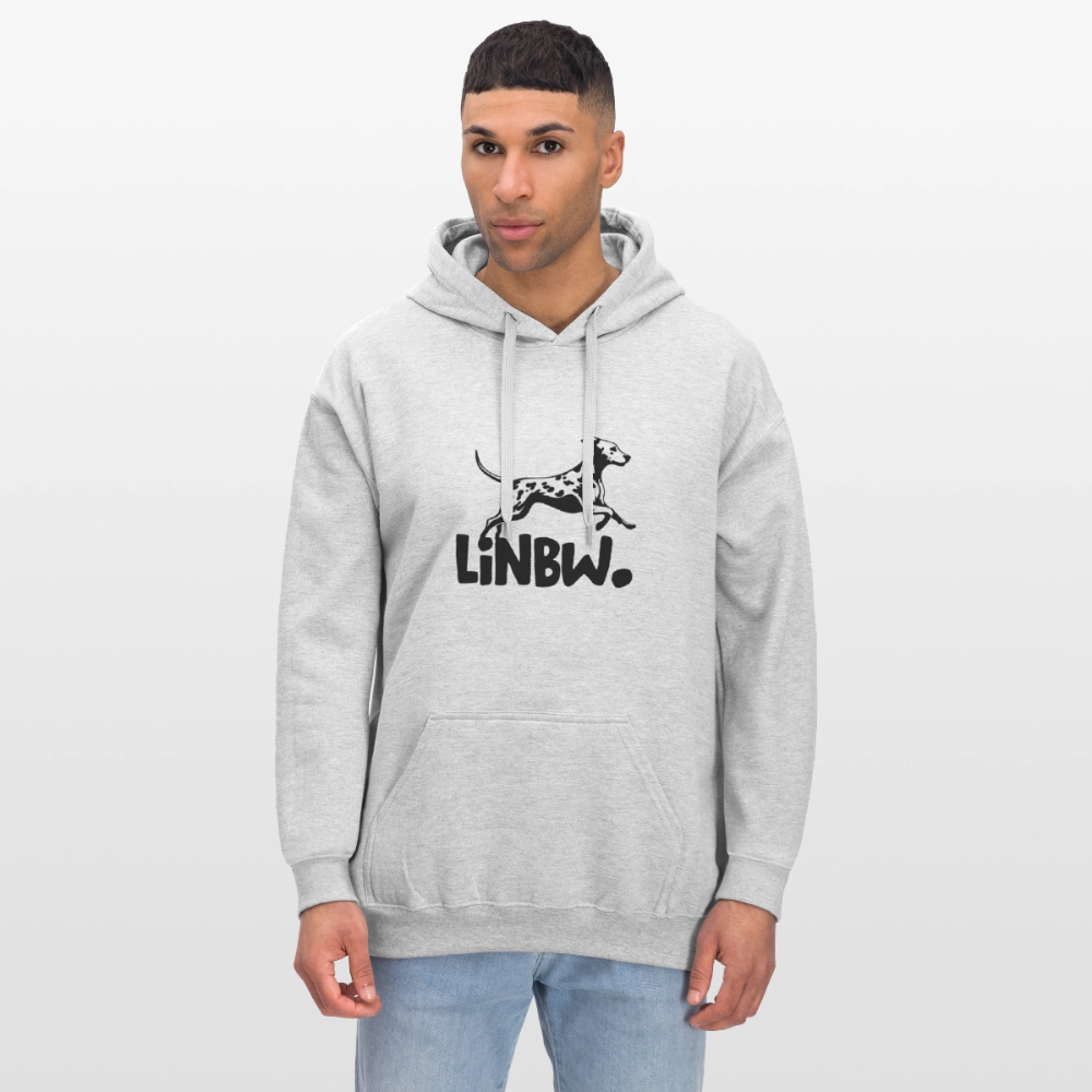 LiNBW. Hoodie Black Edition - Hellgrau meliert