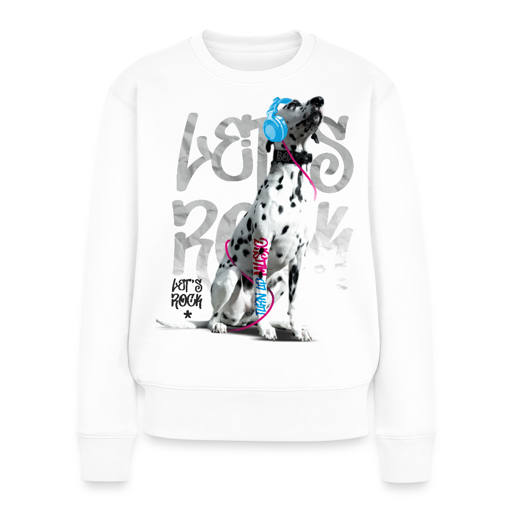 Boa's Pullover Let's Rock - Weiß