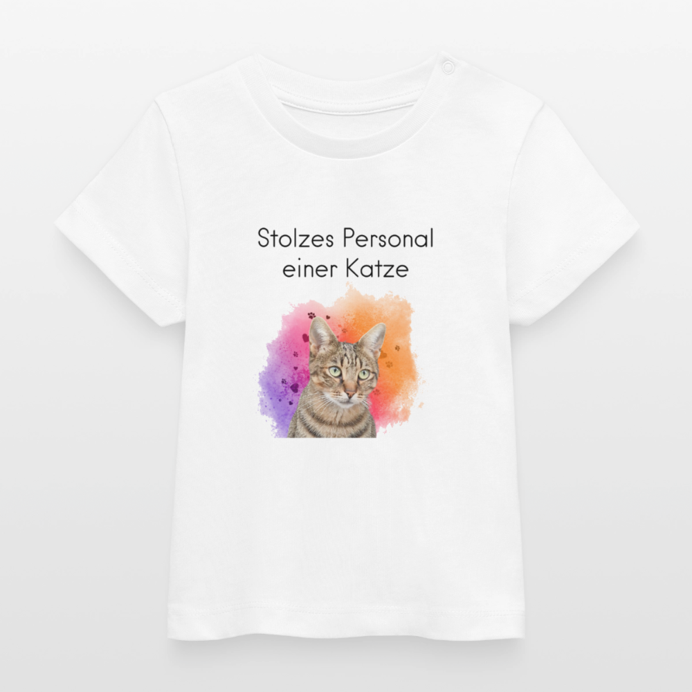 Pedro's T-Shirt Stolzes Personal einer Katze Black Edition - LiNBW.