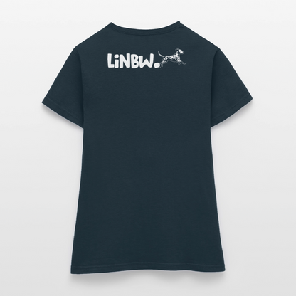 Boa's T-Shirt Splash White Edition Life is not just black and white - Navy