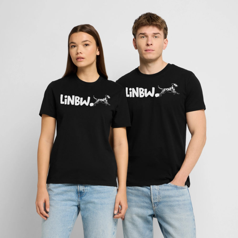 LiNBW. Unisex T-Shirt Premium Crew White Edition Life is not just black and white - Schwarz